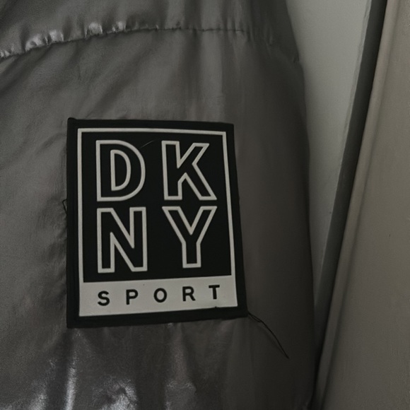 DKNY silver jacket size small - Picture 2 of 3